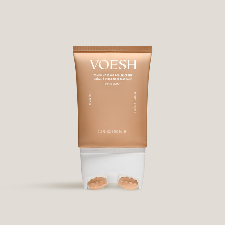 روغن کرم سفتکننده و لیفتکننده بدن Voesh New York Tone'D Body Firming Roller | حجم ۱۰۰ میلیلیتر روغن کرم لایهبردار و صافکننده بدن