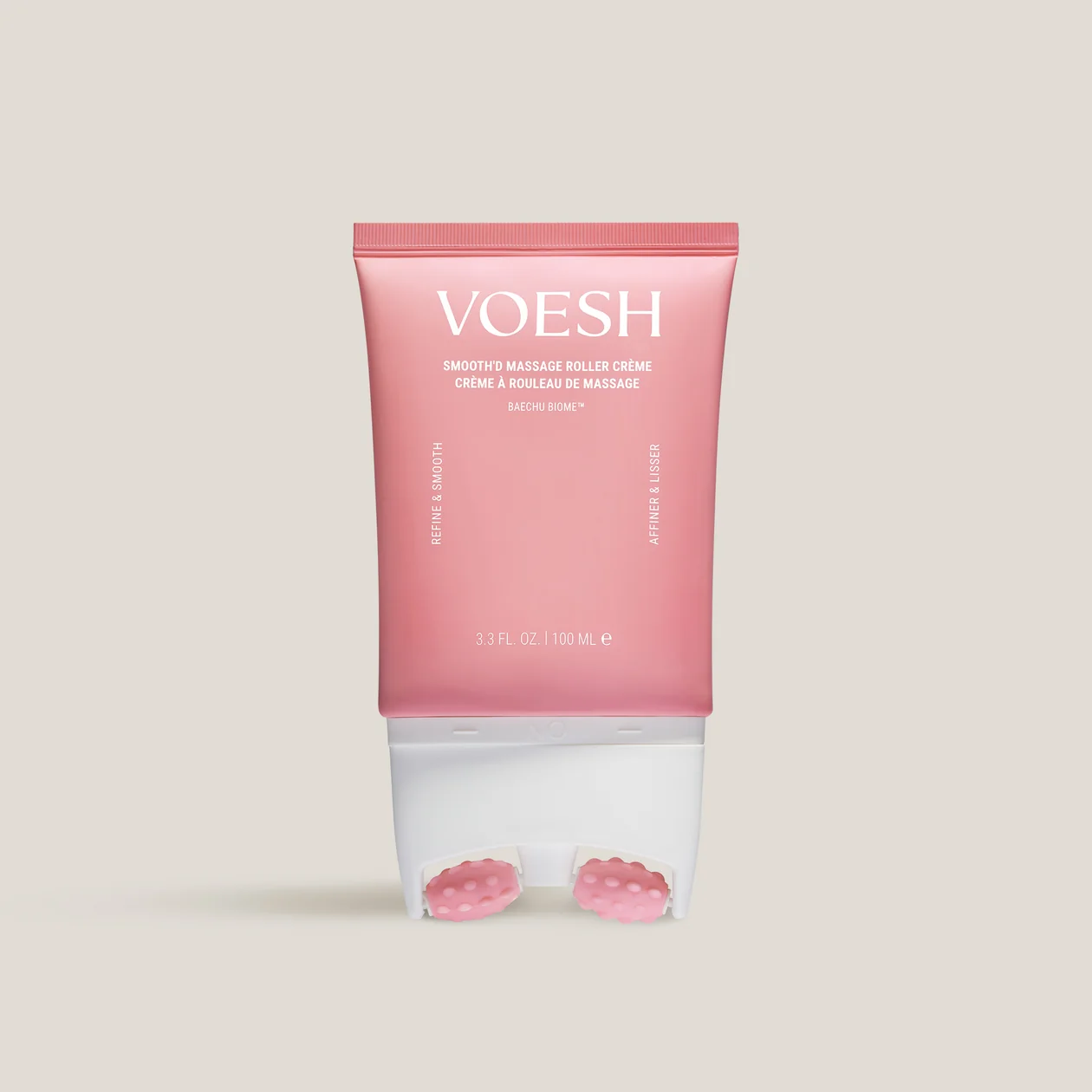 روغن کرم لایه‌بردار و صاف‌کننده بدن Voesh New York Smooth'D Body Refining Roller | حجم ۱۰۰ میلی‌لیتر